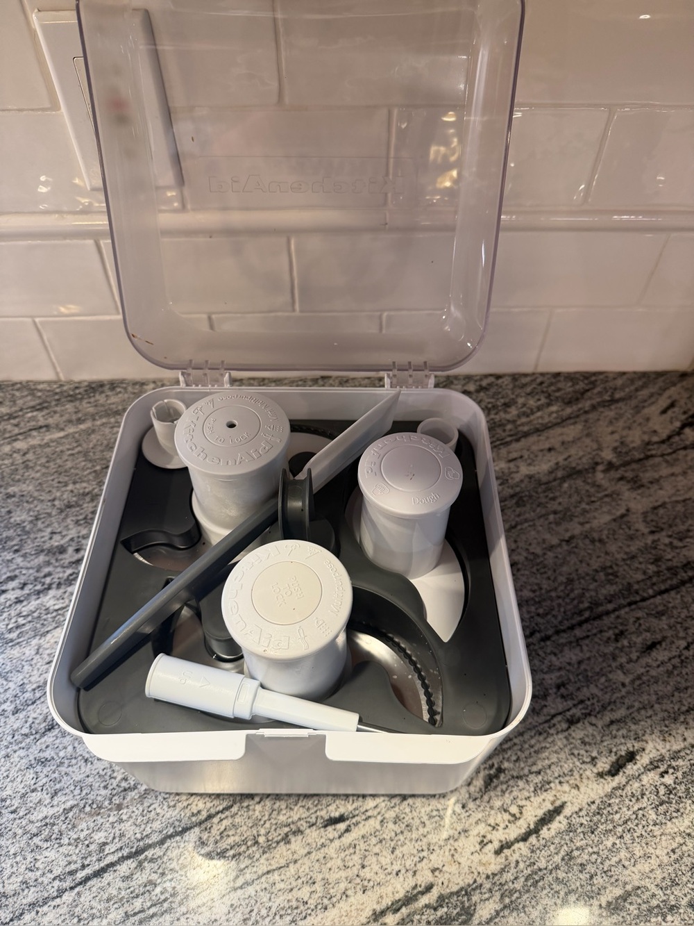 KitchenAid Food Processor Attachments Blades w/ Storage Box KFP1333 KFP1344